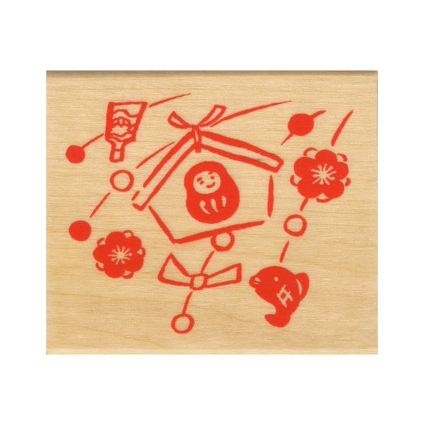 Kodomo No Kao Lunar New Year Rubber Stamp (11287005)