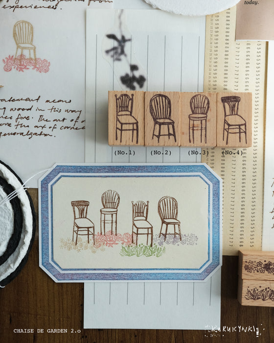 Kurukynki Rubber Stamp Collection // Chaise De Garden 2.0