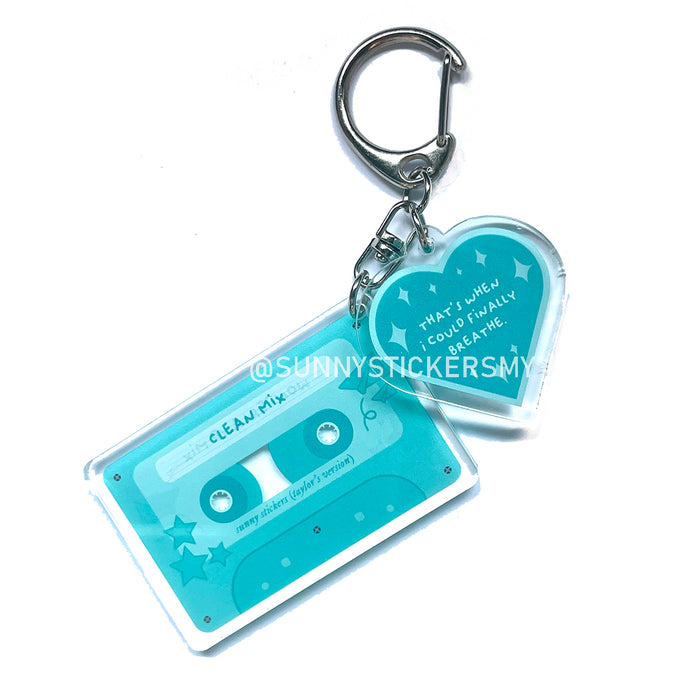 Sunny Stickers MY Cassette Keychain // 1989