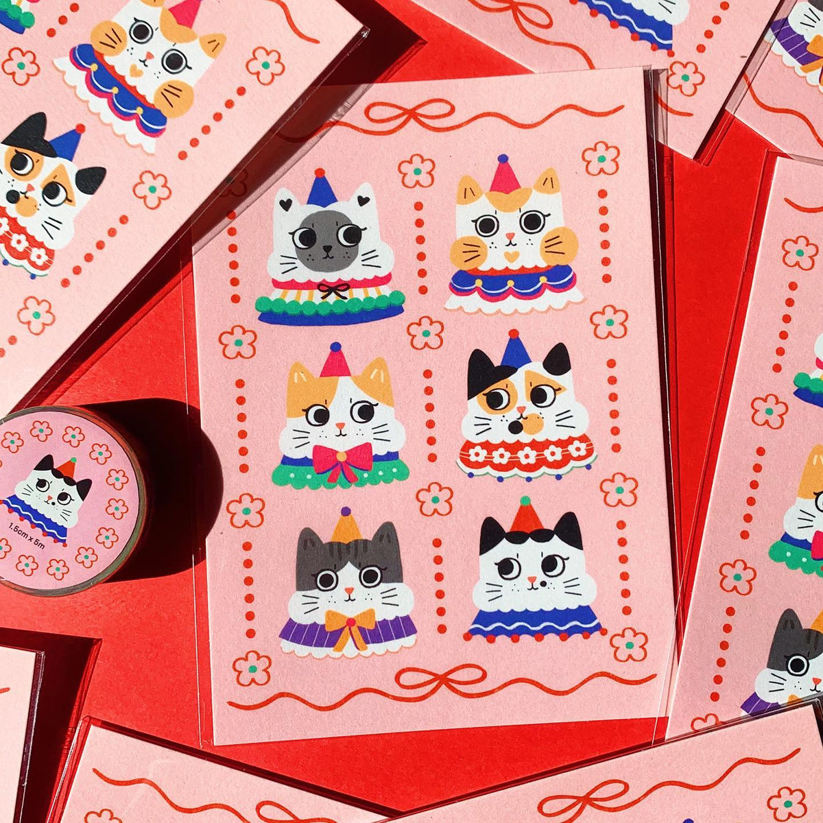 Humana Postcard // Cat Friends — Stickerrific