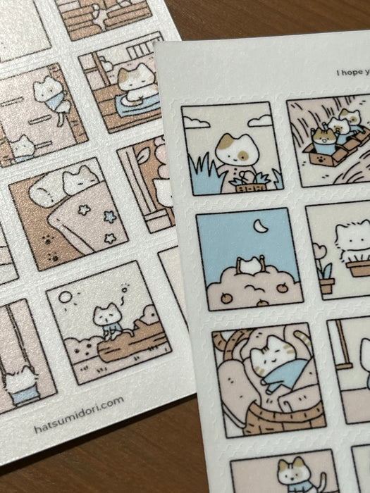 Hatsu Midori Sticker Sheet // Cat Moment