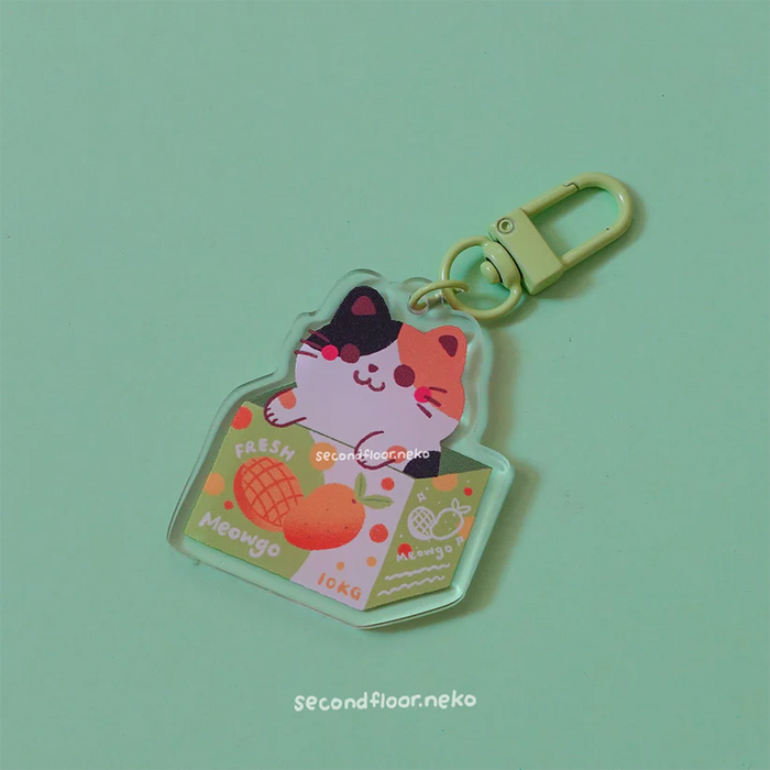 secondfloor.neko Keychain // Cat in a Box