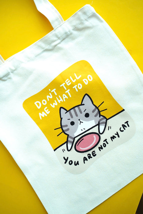 Stickerrific | Don't Tell Me Cat Tote Bag