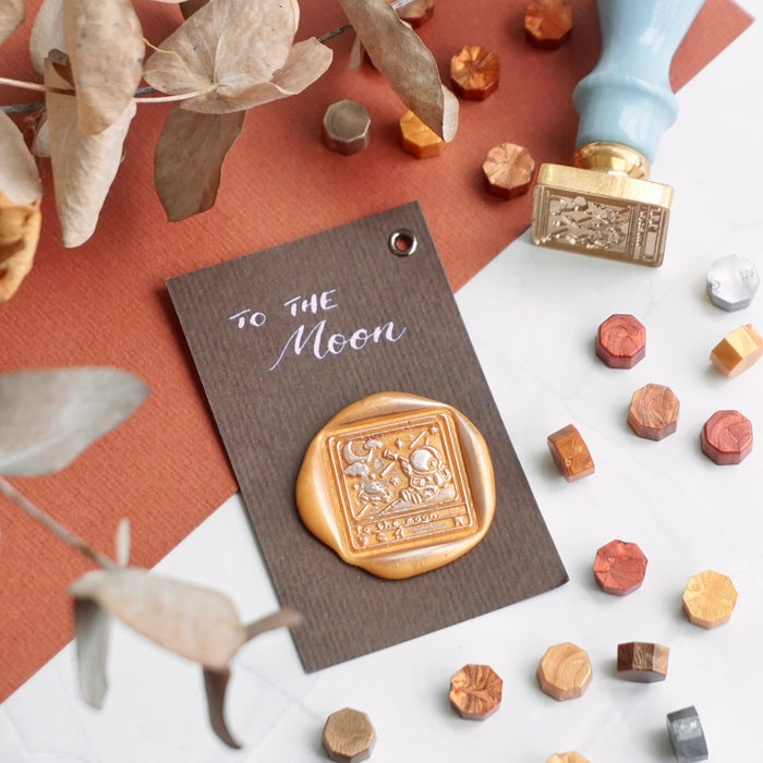 Wooden Wax Seal | To The Moon