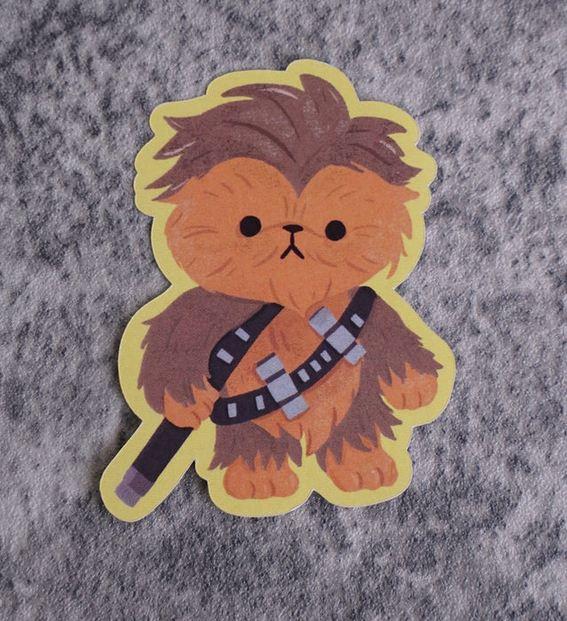 Star Wars Cats: Luke, Leia, Chewie and Han Flake Sticker