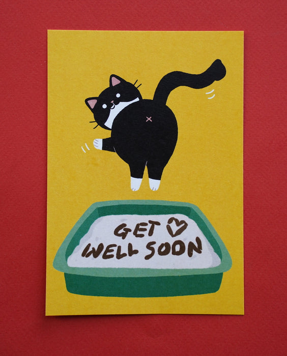 Get Well Soon Kitty Print