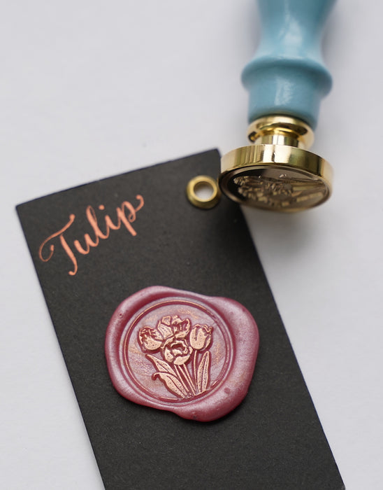 Wooden Wax Seal | Tulip