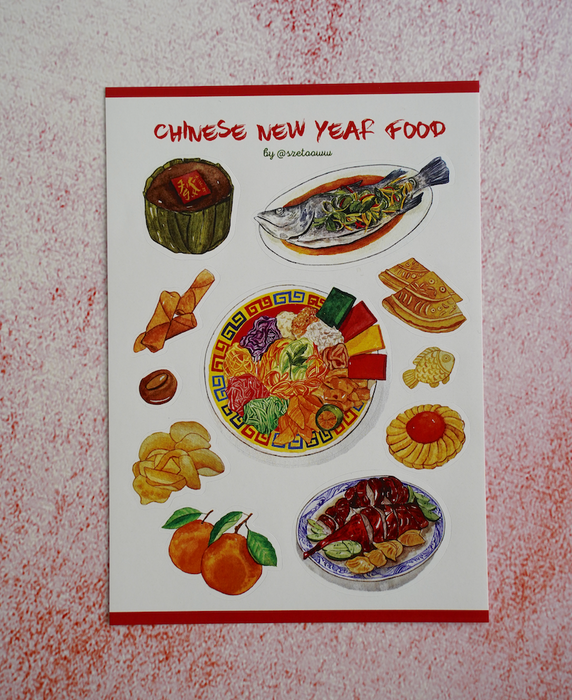 Chinese New Year Food Stickers