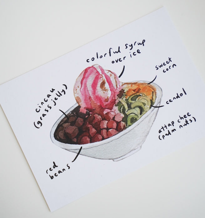 [NEW] Malaysia Food Postcard | Ais Kacang