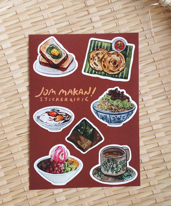 Stickerrific | Jom Makan! Malaysian Breakfast Food Stickers