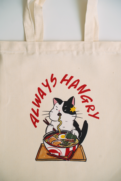 Stickerrific | Hangry Cat Tote Bag