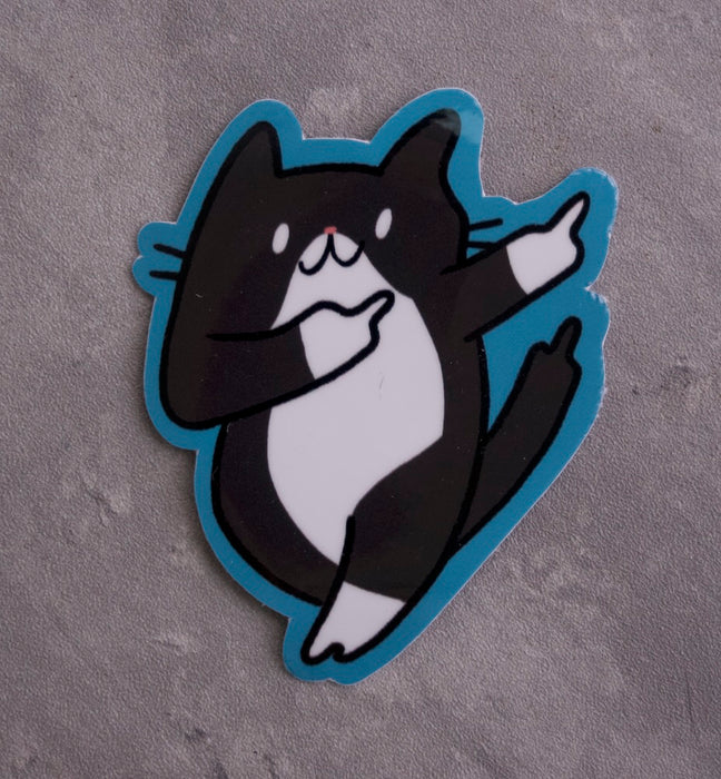 Angy Cats Laptop Sticker (Waterproof)