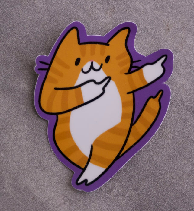 Angy Cats Laptop Sticker (Waterproof)