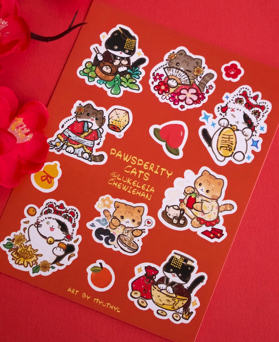 Chinese New Year Pawsperity Cats