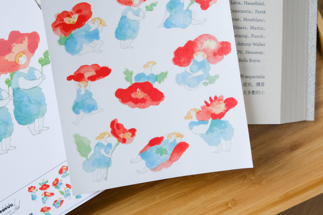 dodolulu Washi Sticker Sheet // Flowers & Leaves