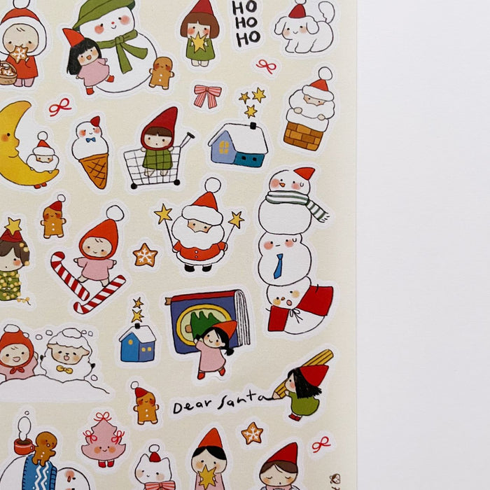 msbulat Sticker Sheet // Dear Santa