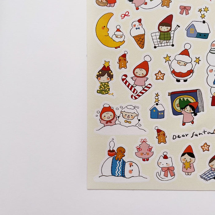 msbulat Sticker Sheet // Dear Santa