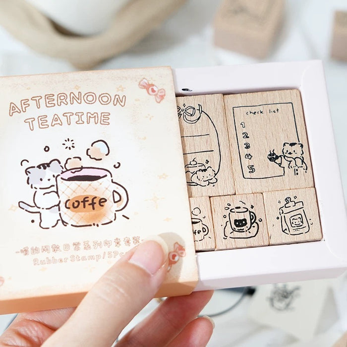 neko neko Rubber Stamp Set