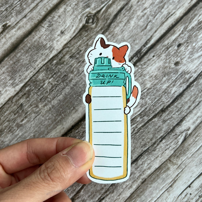 Drink Up Water Tracker Flake Sticker