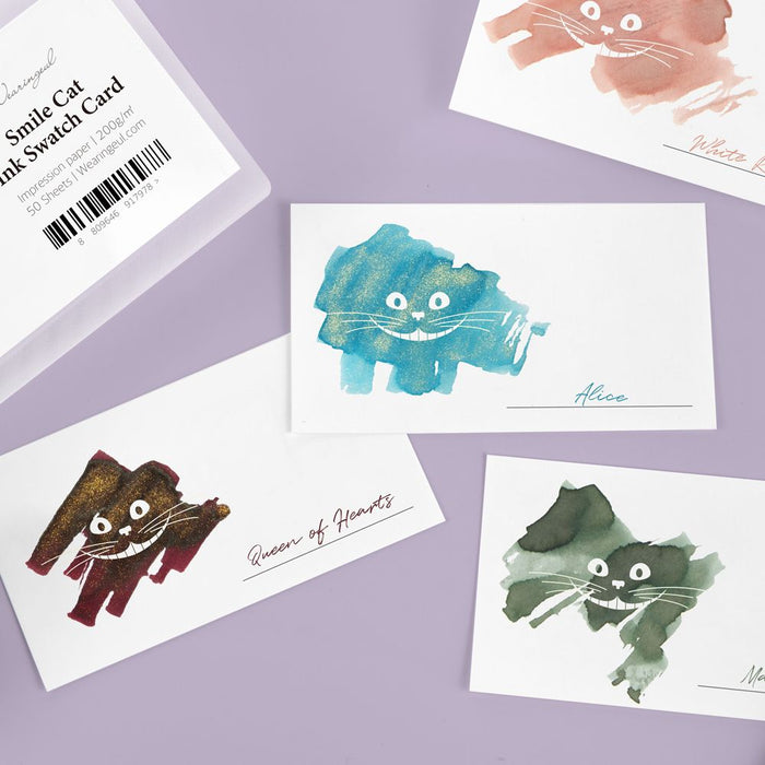 Wearingeul Color Swatch Card // Smile Cat