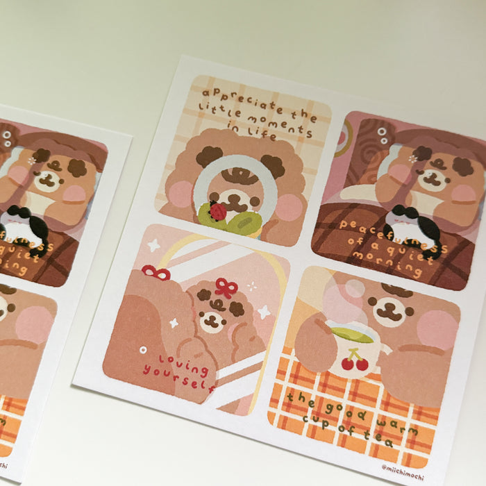 Miichimochi Postcard // Good Things Will Happen (Square)