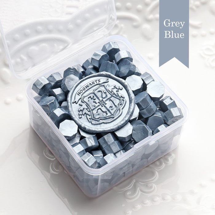 Wax Beads for Wax Sealing / Grey Blue