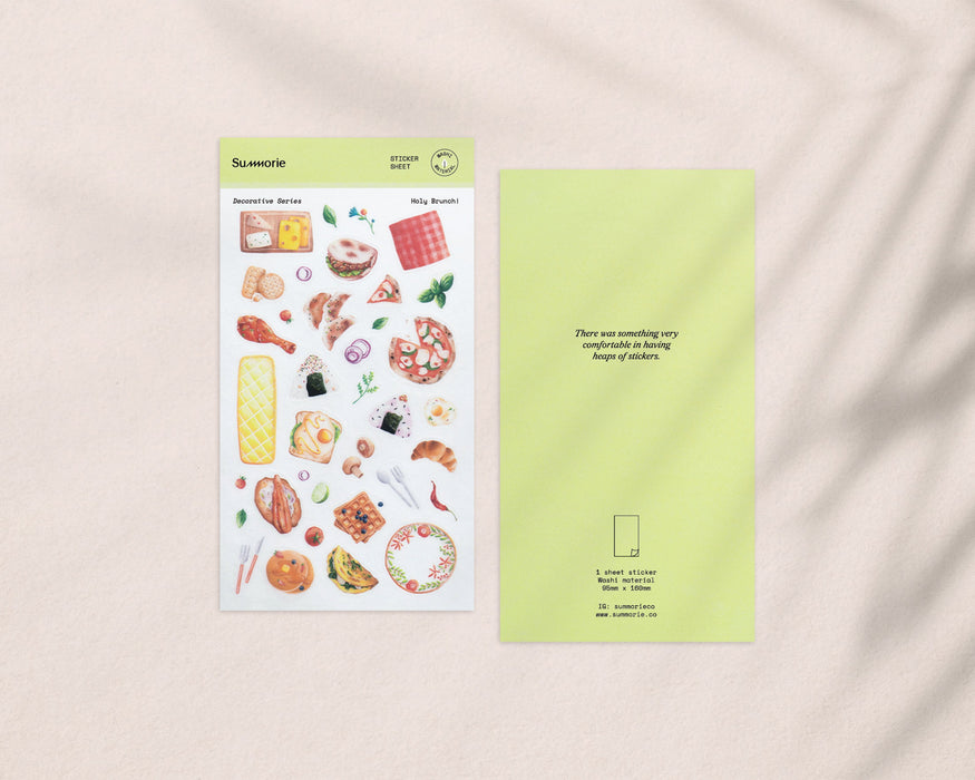 Summorie Washi Sticker Sheet // Holy Brunch