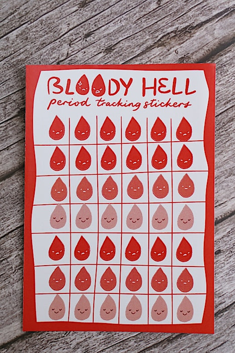 Stickerrific | Bloody Hell Period Tracker Stickers