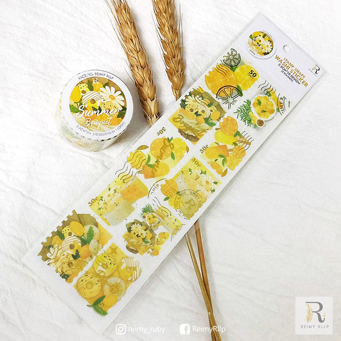 Reimy Gold Foil Stamp Washi Tape // Summer Bouquet