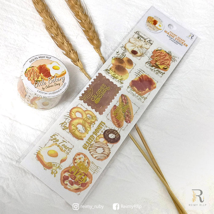 Reimy Gold Foil Stamp Washi Tape // Little Bakery