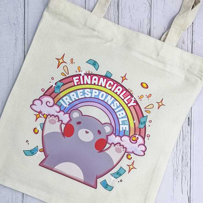 Gomidachi Tote Bag // Financially Irresponsible