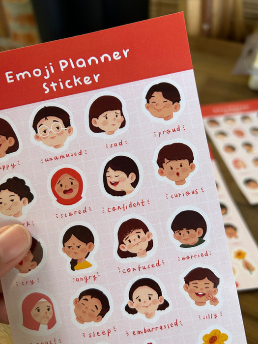 Bon Lettre Sticker Sheet // Emoji Planner
