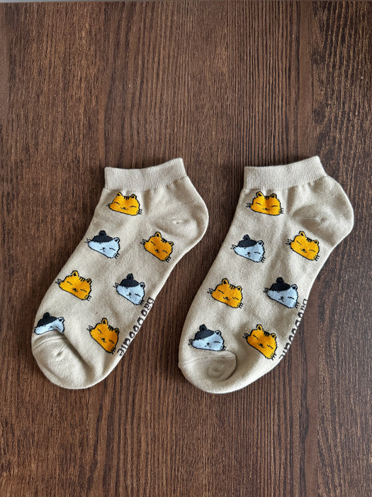 Bao Doodle Socks // Meow Meow