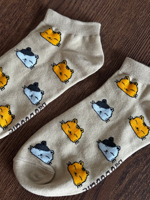 Bao Doodle Socks // Meow Meow