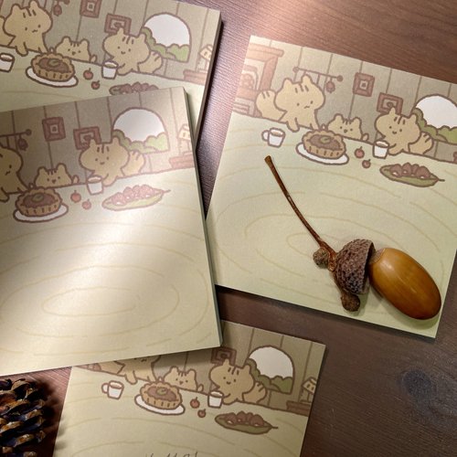 Hatsu Midori Memo Pad // Squirrel's Tea Table