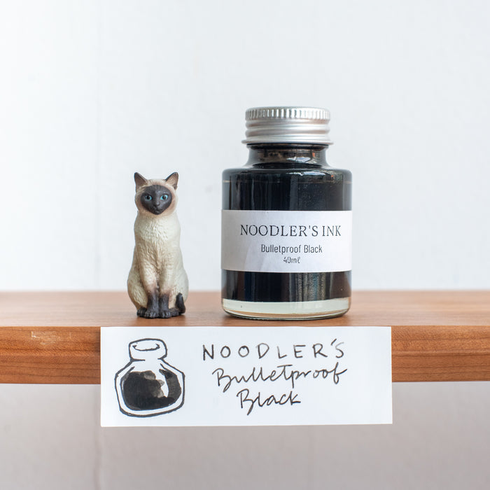 Noodler's Fountain Pen Ink // Bulletproof Black