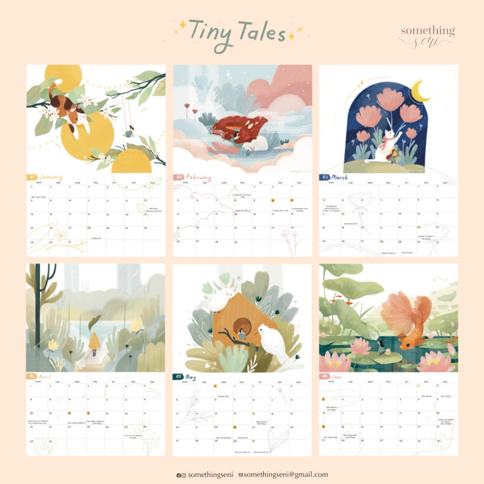 SomethingSeni Calendar // 2024 Tiny Tales