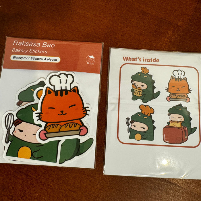 Bao Doodle Sticker Pack // Raksasa Bao Bakery