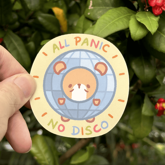 PugiBuni Sticker Flake // All Panic No Disco