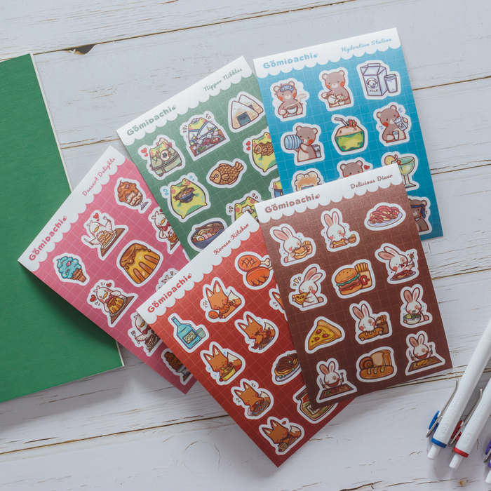 Gomidachi Deco Sticker Sheet // Food is Life