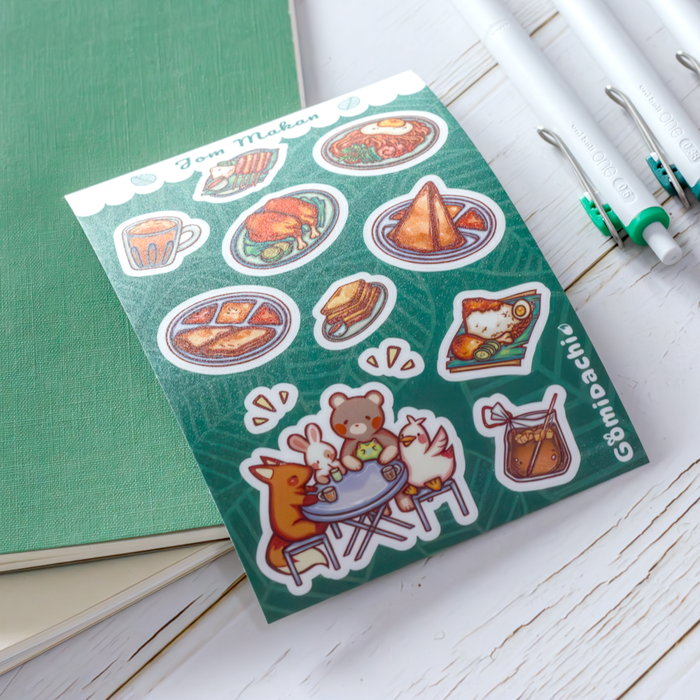 Gomidachi Deco Sticker Sheet // Jom Makan