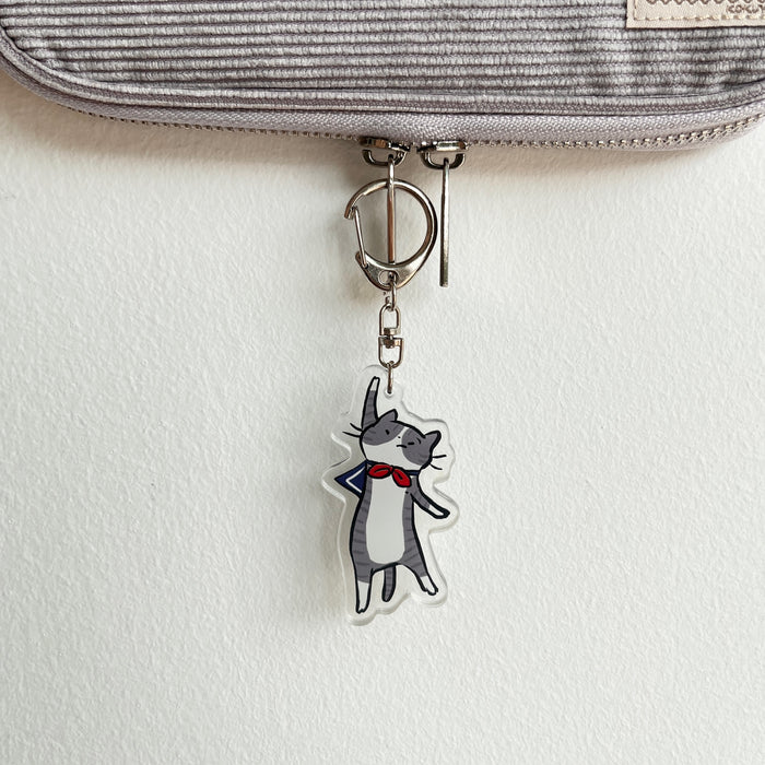 Hang In There Leia Keychain