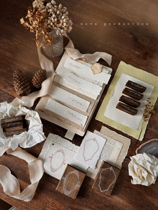 Nove Production - Vintage Elegance Rubber Stamp Collection