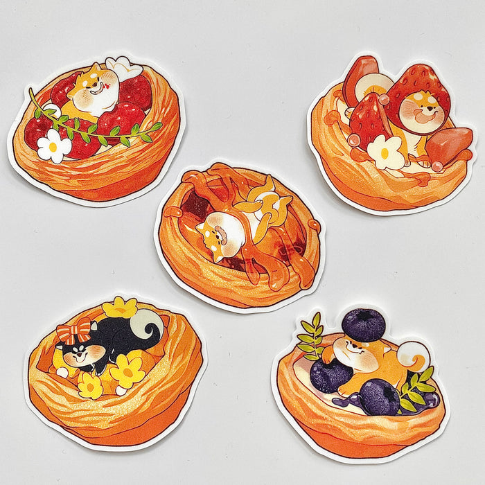 Kohinosugar Sticker Pack // Shiba Tarts