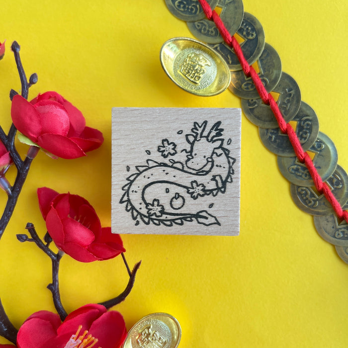 Dragon Year Rubber Stamp