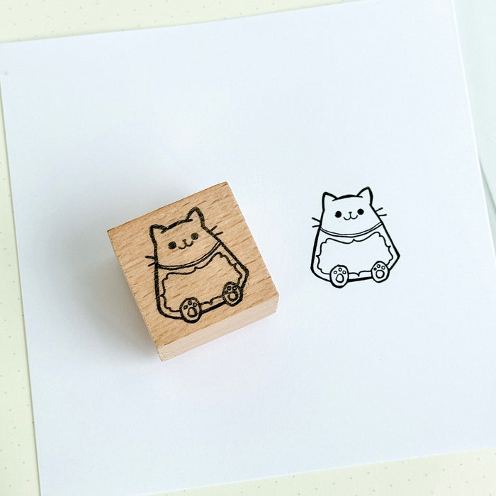 Ink Bottle Cat Rubber Stamp Collection