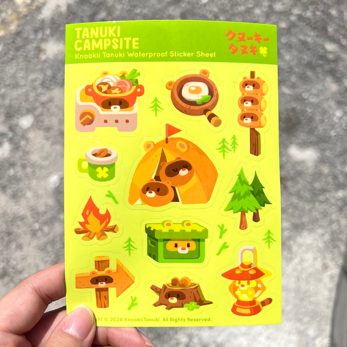 Rachelhofs Sticker Sheet // Tanuki Campsite