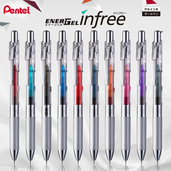 Pentel EnerGel infree Gel Pen (Needle-Point) // 0.5 mm