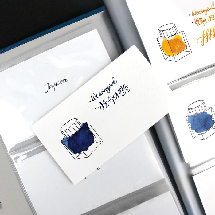 Wearingeul Color Swatch Card // Ink Bottle (Horizontal)