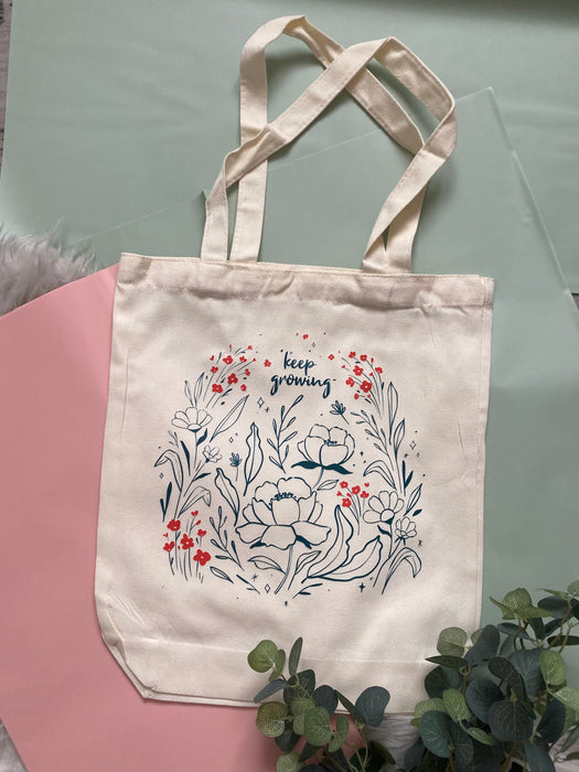 SomethingSeni Tote Bag // Keep Growing